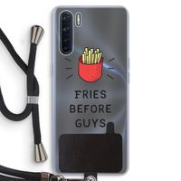 Fries before guys: Oppo A91 Transparant Hoesje met koord