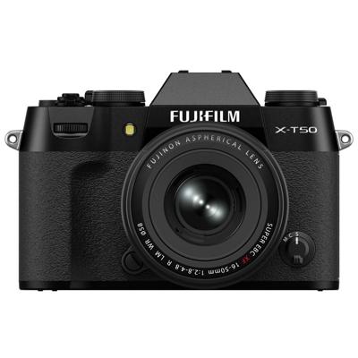 Fujifilm X-T50 zwart + XF 16-50mm