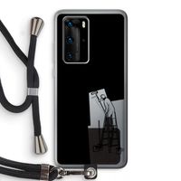 Musketon Painter: Huawei P40 Pro Transparant Hoesje met koord