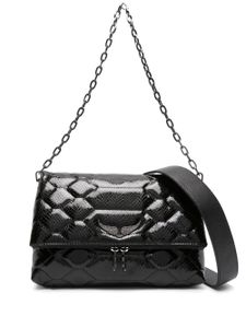 Zadig&Voltaire sac Rocky en cuir à design matelassé - Noir