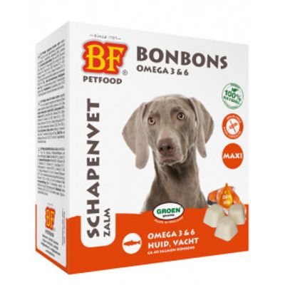 BF Petfood Schapenvet Maxi Bonbons met zalm 1 verpakking