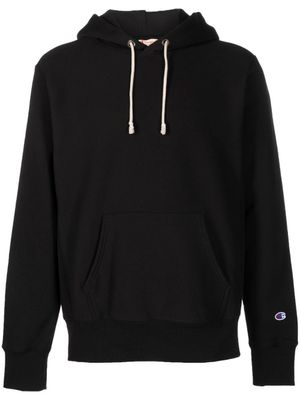 Champion hoodie à patch logo - Noir