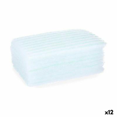 Lichaamsspons Zeep Blauw Wit 19,5 x 12 x 1,5 cm (12 Stuks)