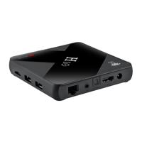 H10 6K HD Smart TV BOX Android 9.0 Allwinner H6 Quad Core 64-bit ARM Cortex-A53 4GB + 64GB ondersteuning TF-kaart SPDIF HDMI AV WiFi RJ45 (zw