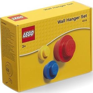 Room Copenhagen LEGO Wall Hanger wandmontage Rood, blauw, geel