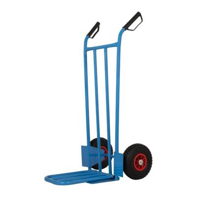 Steekwagen blauw + klep 200 kg. Steekwagen blauw + klep 200 kg.