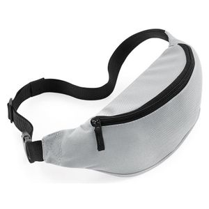 Heuptasje/fanny pack licht grijs 38 x 14 x 8 cm