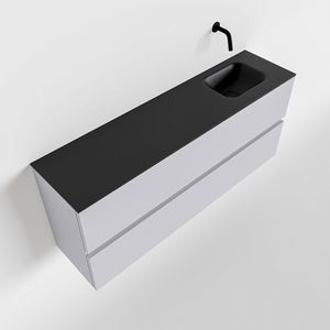 Toiletmeubel Mondiaz Ada | 120 cm | Meubelkleur Cale | Lex wastafel Urban Rechts | Zonder kraangat