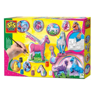 SES gips gieten en schilderen - paarden