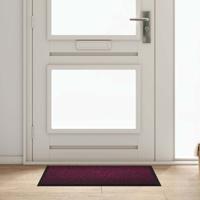 Deurmat Bordeauxrood 60 x 80 cm Teddy Stof Deurmat Bordeauxrood 60 x 80 cm Teddy Stof