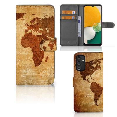 Samsung Galaxy A14 4G | Flip Cover | Wereldkaart