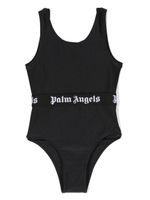 Palm Angels Kids maillot de bain à bande logo - Noir - thumbnail