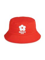 Kenzo Kids bob Boke Flower en coton - Rouge