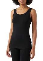 Boru Bamboo 2 pack - dames onderhemd brede band - Bamboe dames hemdjes met ronde hals