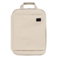 POFOKO E540 serie polyester waterdichte laptop handtas voor 13 inch laptops (beige)