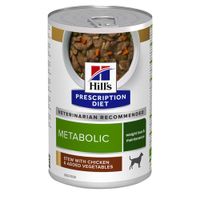 Hill&apos;s Prescription Diet Metabolic Weight Management Stoofpotje hond met Kip & Groenten 354g blik
