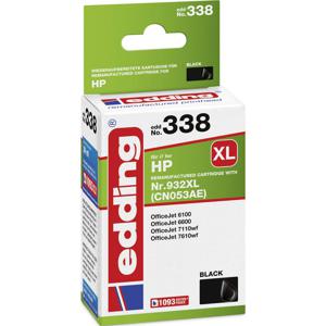 Edding Inktcartridge vervangt HP 932XL, CN053AE Compatibel Zwart EDD-338 EDD-338