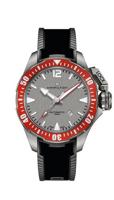 Horlogeband Hamilton H778050 / H691778100 Leder/Kunststof Zwart 22mm