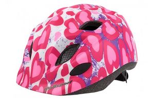 Polisport Kinder helm 52-56cm hearts hartjes roze