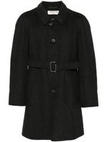 A.N.G.E.L.O. Vintage Cult manteau court à taille ceinturée (années 1990) - Gris