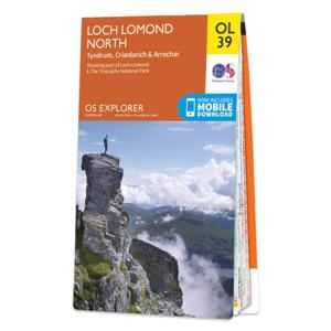 Wandelkaart - Topografische kaart OL39 OS Explorer Map Loch Lomond Nor