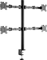 SpeaKa Professional SP-MM-540 Monitorbeugel 4-voudig 43,2 cm (17) - 81,3 cm (32) Zwart Kantelbaar en zwenkbaar, Draaibaar, In hoogte verstelbaar - thumbnail