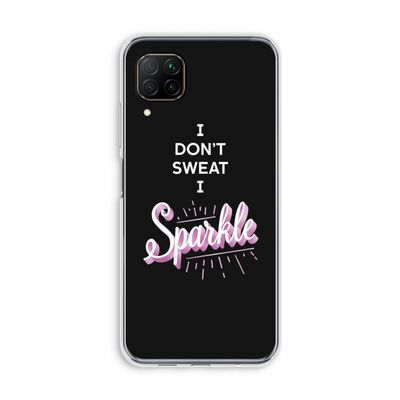 Sparkle quote: Huawei P40 Lite Transparant Hoesje