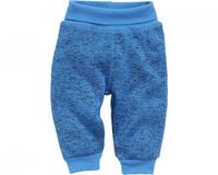 broek gebreid junior blauw maat 86 - thumbnail