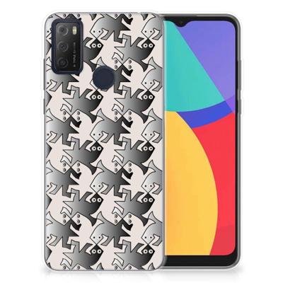 Alcatel 1S (2021) | TPU Hoesje | Salamander Grey