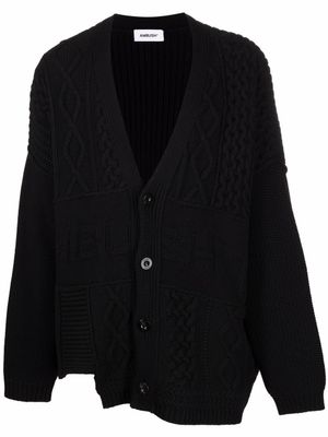 AMBUSH cardigan à design patchwork - Noir
