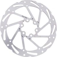 Tektro tr180-52 remschijf rotor ø180mm 1.85mm 6-punt zilver