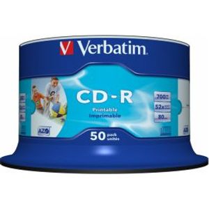 Verbatim CD-R 52x 50st. Cakebox Printable