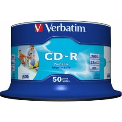 Verbatim CD-R 52x 50st. Cakebox Printable