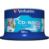 Verbatim CD-R 52x 50st. Cakebox Printable