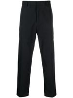 Jil Sander straight-leg cotton trousers - Bleu - thumbnail