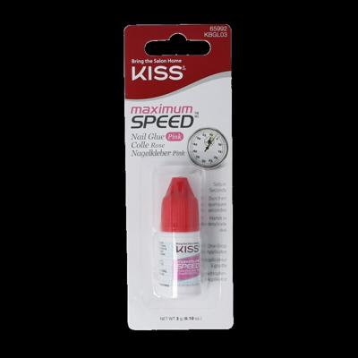 Kiss Nail glue max speed pink 1 Stuks