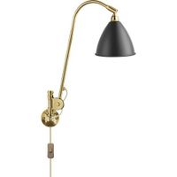 Gubi Bestlite BL6 Ã˜16 Wandlamp - Messing & Mat zwart