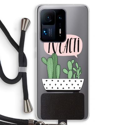 I love cacti: Xiaomi Mi Mix 4 Transparant Hoesje met koord