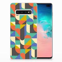 Samsung Galaxy S10 Plus TPU bumper Funky Retro - thumbnail