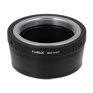 Fotodiox Lens Mount Adapter - M42 Screw Mount SLR Lens to Micro Four Thirds (MFT, M4/3) Mount (M42-MFT)