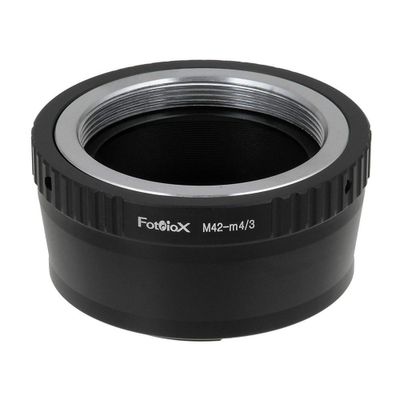 Fotodiox Lens Mount Adapter - M42 Screw Mount SLR Lens to Micro Four Thirds (MFT, M4/3) Mount (M42-MFT)