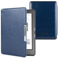 Lunso - Kobo Glo / Glo HD / Touch 2.0 hoes (6 inch) - sleep cover - Donkerblauw