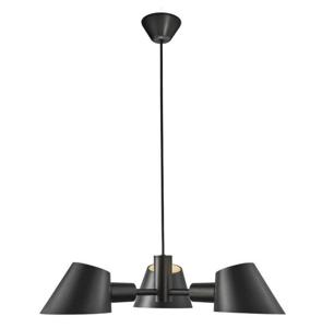 Hanglamp zwart metaal 'Stay' 3X E27 fitting modern 600mm DFTP