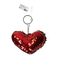 Sleutelhanger Hart met Pailletten Sleutelhanger Hart met Pailletten