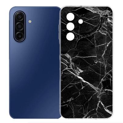 TPU Hoesje Samsung Galaxy A17 - Marmer Zwart Backcover