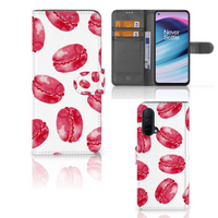 OnePlus Nord CE 5G Book Cover Pink Macarons - thumbnail