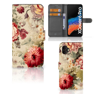 Hoesje voor Samsung Galaxy Xcover 6 Pro Bloemen