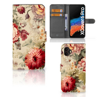 Hoesje voor Samsung Galaxy Xcover 6 Pro Bloemen - thumbnail