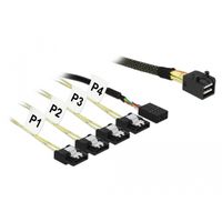 Mini SAS HD SFF-8643 > 4x SATA 7-Pin Adapter
