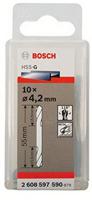 Bosch Accessoires Dubbele eindboor 4,2 x 14 x 55 mm 10st - 2608597590